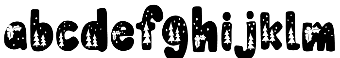 Bright Merry Font LOWERCASE