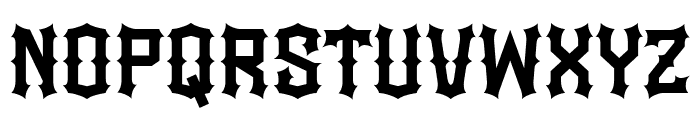Bright Metal Font UPPERCASE