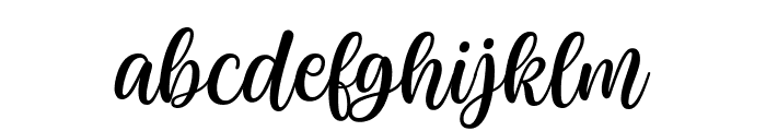Bright Morning Font LOWERCASE