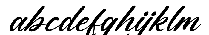 Bright Mystic Italic Italic Font LOWERCASE