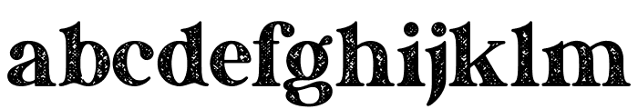 Bright Pearl Rough Font LOWERCASE