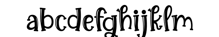 Bright Rosaly Font LOWERCASE