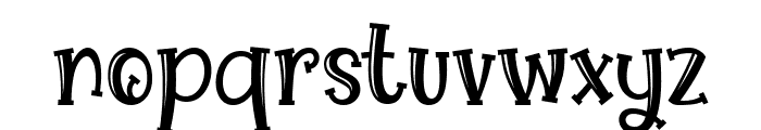 Bright Rosaly Font LOWERCASE