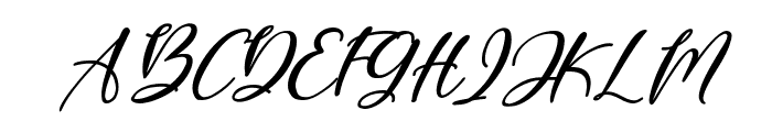 Bright Shine Italic Font UPPERCASE