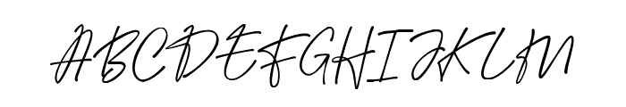 Bright Signature Font UPPERCASE