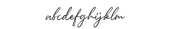 Bright Signature Font LOWERCASE