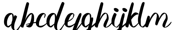 Bright Sky Font LOWERCASE