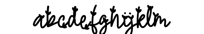 Bright Spring Love Font LOWERCASE