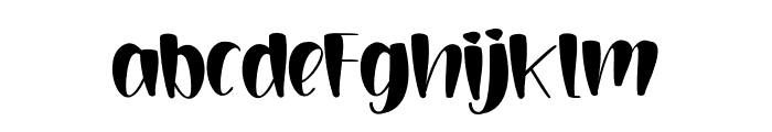 Bright Style Font LOWERCASE