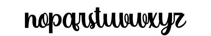 Bright Sunkiss Font LOWERCASE