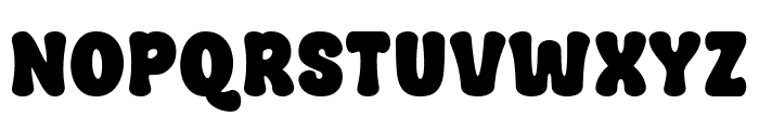 Bright Thicker Font UPPERCASE