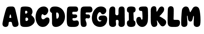 Bright Zombie Font UPPERCASE