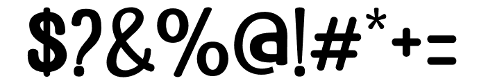 BrightAurora-Regular Font OTHER CHARS