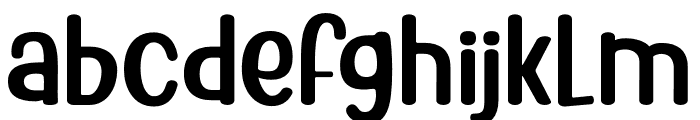 BrightAurora-Regular Font LOWERCASE