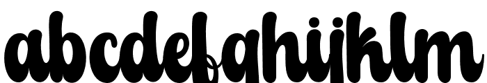 BrightGrunge-Regular Font LOWERCASE