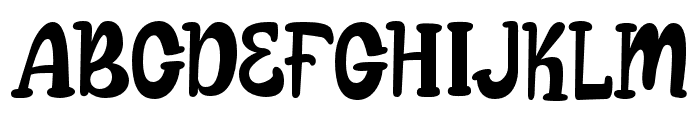 BrightPumpsky Font UPPERCASE