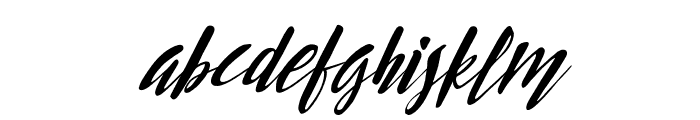 BrightSight-Italic Font LOWERCASE