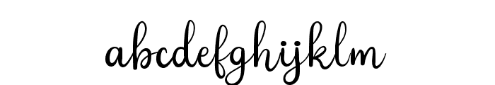 BrightStar-Regular Font LOWERCASE