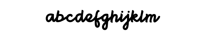 Brightbeauty-Bold Font LOWERCASE