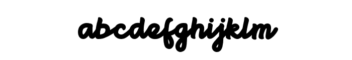 BrightbeautyBlack Font LOWERCASE