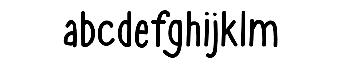 Brighter Day Font LOWERCASE