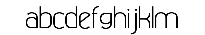 Brighter Regular Font LOWERCASE