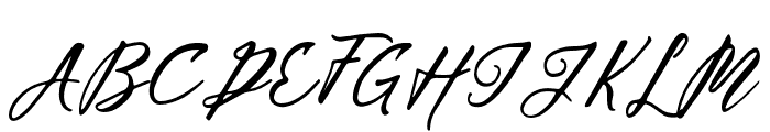 BrightimeScript Font UPPERCASE