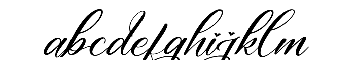 Brighting Lovelyta Font LOWERCASE