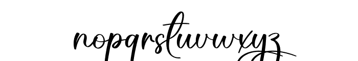 Brightning Font LOWERCASE