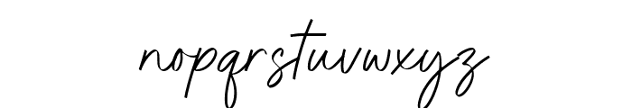 Brighton Signature Font LOWERCASE