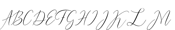 BrightonCalligraphyModern Font UPPERCASE