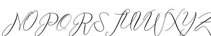 BrightonCalligraphyModern Font UPPERCASE