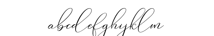 BrightonCalligraphyModern Font LOWERCASE