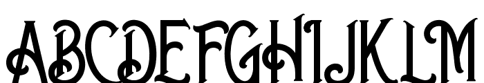BrightonSpring-Regular Font UPPERCASE