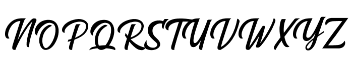 Brightons Font UPPERCASE