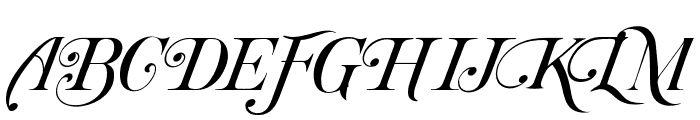 Brightooms-Italic Font UPPERCASE