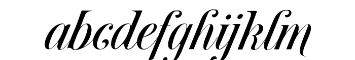 Brightooms-Italic Font LOWERCASE