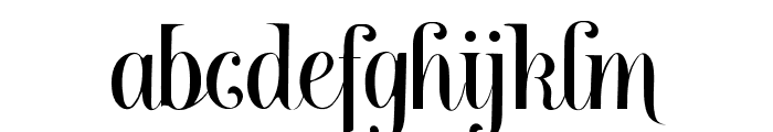 Brightooms Font LOWERCASE