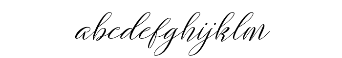 Brightshine Script Typeface Regular Font LOWERCASE