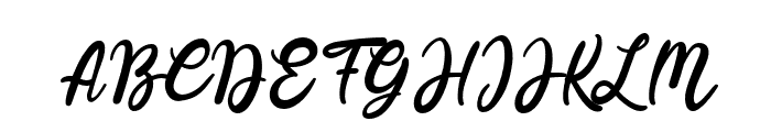 Brightside-Regular Font UPPERCASE
