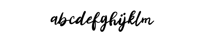 Brightside-Regular Font LOWERCASE
