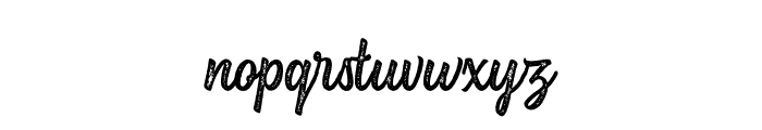 Brightside-Rough Font LOWERCASE