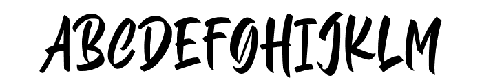 Brightson Mattness-Regular Font UPPERCASE