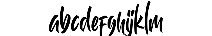 Brightson Mattness-Regular Font LOWERCASE