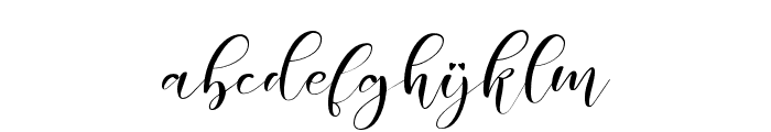 Brightsy Regular Font LOWERCASE