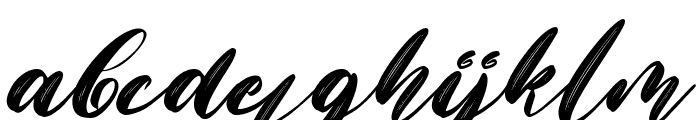 Brigitha Italic Font LOWERCASE