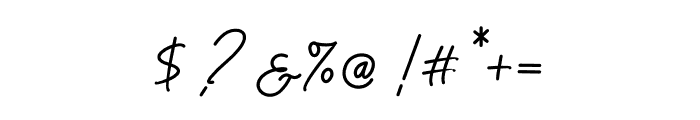 Brigitta Signature Font OTHER CHARS