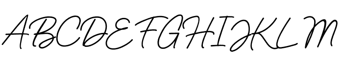 Brigitta Signature Font UPPERCASE