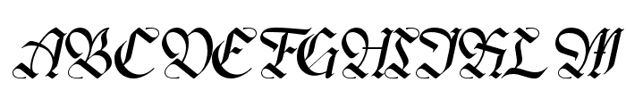 Brigker-Italic Font UPPERCASE