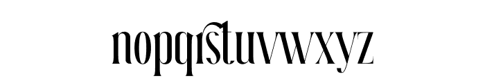 Brigonsya Font LOWERCASE